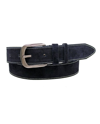 Classic men's belt made of natural suede