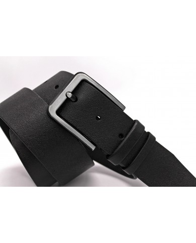 Formal leather men's elegant belt