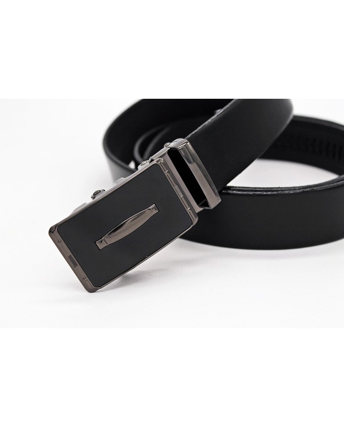 Men's belt with automatic buckle