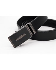 Men's belt with automatic buckle