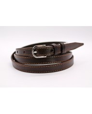 Women's leather belt made of genuine leather